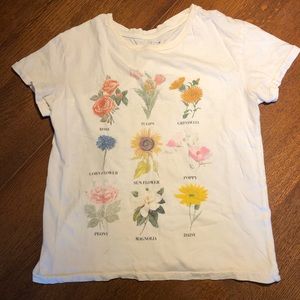 Target Floral Graphic Tee